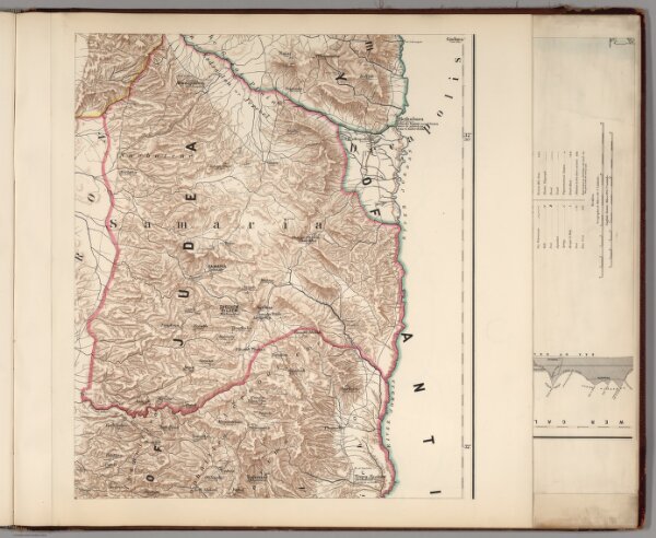 (Sheet 5).  Western Palestine Illustrating The New Testament, also The Talmud and Josephus.