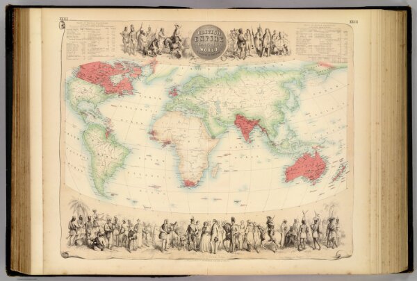British Empire Throughout the World Exhibited In One View.