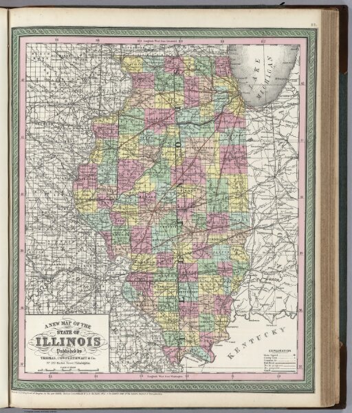 A new map of the State of Illinois